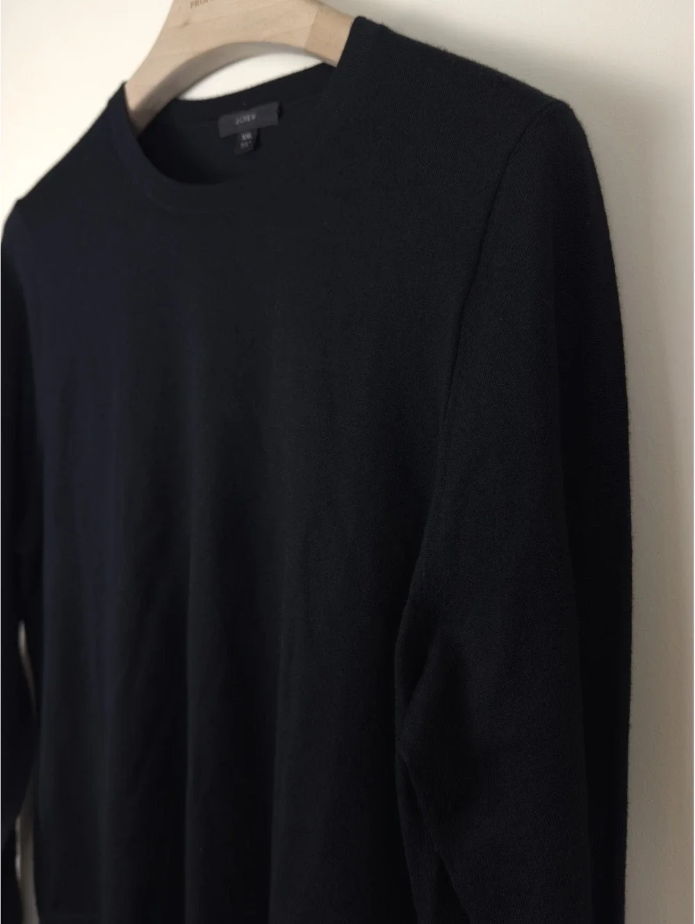 J.Crew Men’s XXL Navy Blue 100% Merino Wool Crewneck Sweater Pullover